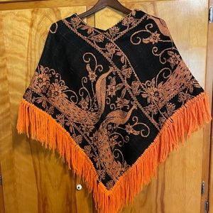 Vintage poncho (L)